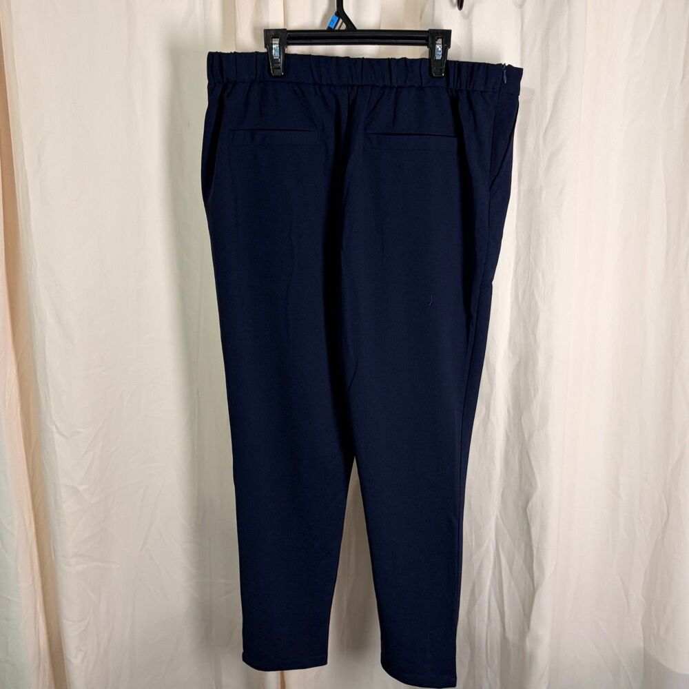 Navy Slim Dress Pants Ladies Size 1X - Picture 2 of 5